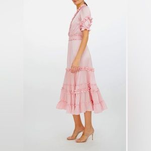 Generation Love Fleur Satin Maxi Dress in Pastel Pink